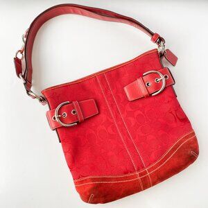 Coach, Signature Collection, 4Way Convertible Bag Leather Strap